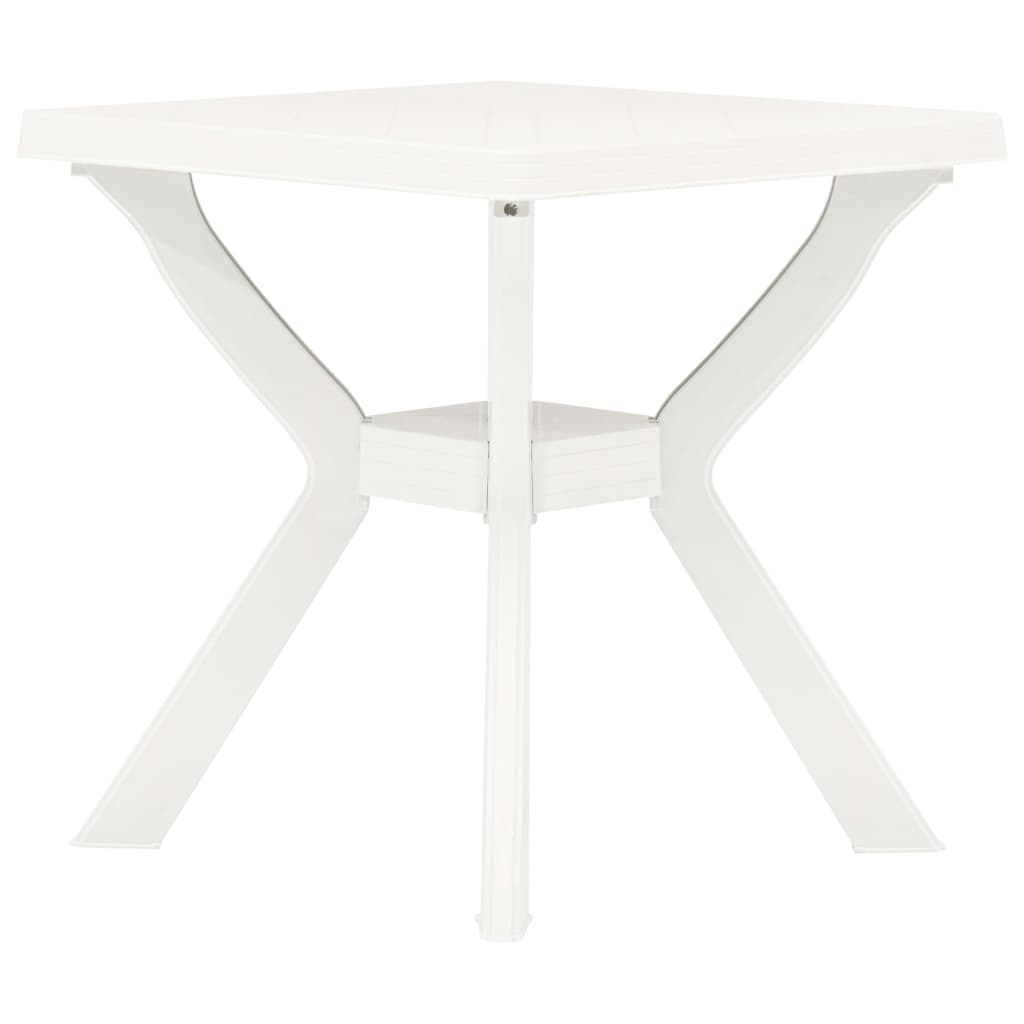 Bistro Table White 70x70x72 cm Plastic