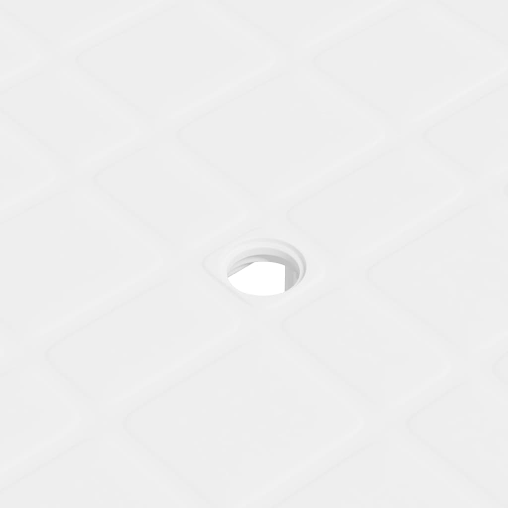 Garden Table White 80x75x72 cm Plastic