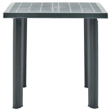 Garden Table Green 80x75x72 cm Plastic