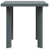 Garden Table Green 80x75x72 cm Plastic