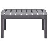 Garden Table Mocha 78x55x38 cm Plastic