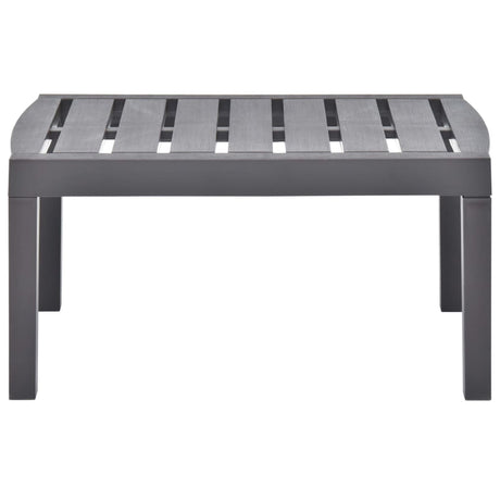 Garden Table Mocha 78x55x38 cm Plastic