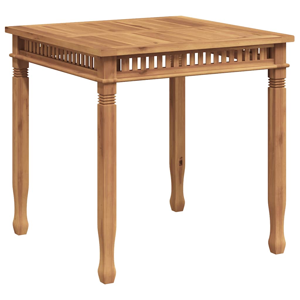 Garden Dining Table 80x80x80 cm Solid Teak Wood
