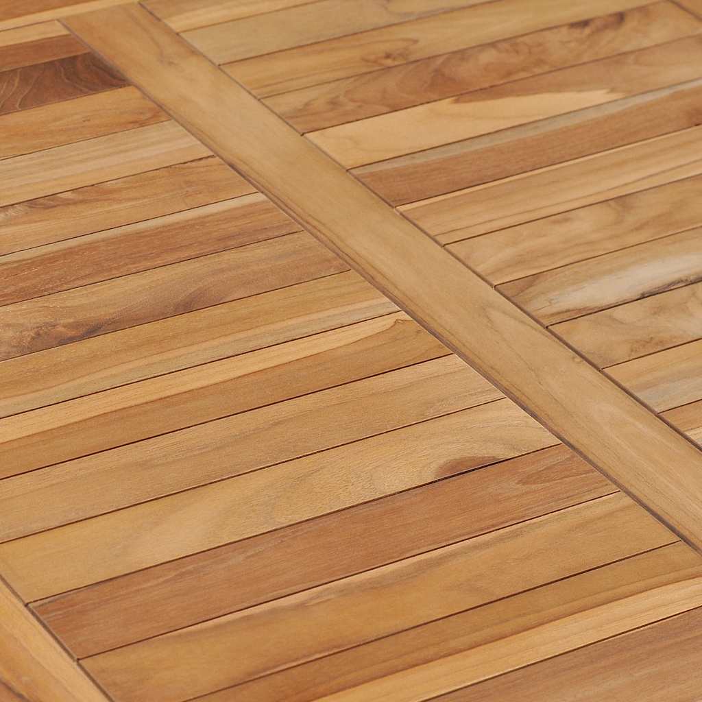 Garden Dining Table 120x65x80 cm Solid Teak Wood