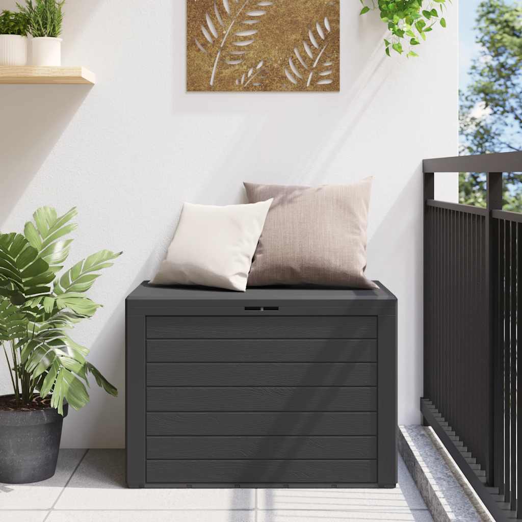 Garden Storage Box Anthracite 78x44x55 cm