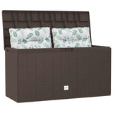 Garden Storage Box Brown 114x47x60 cm