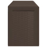 Garden Storage Box Brown 114x47x60 cm