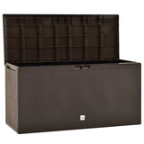 Garden Storage Box Brown 114x47x60 cm