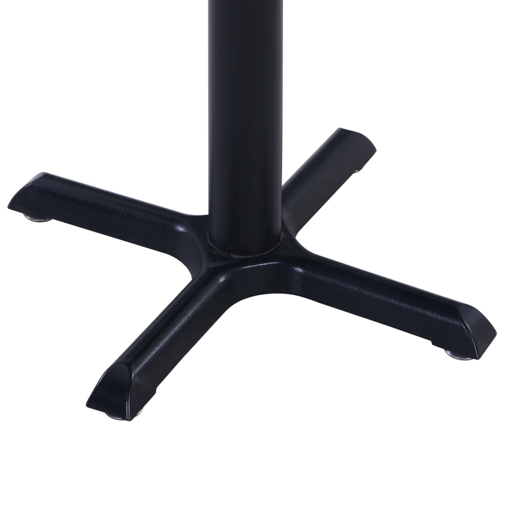 Garden Table  Black 80x80x75 cm