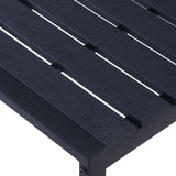 Garden Bench 120.5 cm PS Board Black