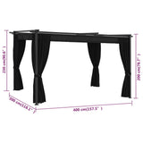 Gazebo 4x3 m Anthracite