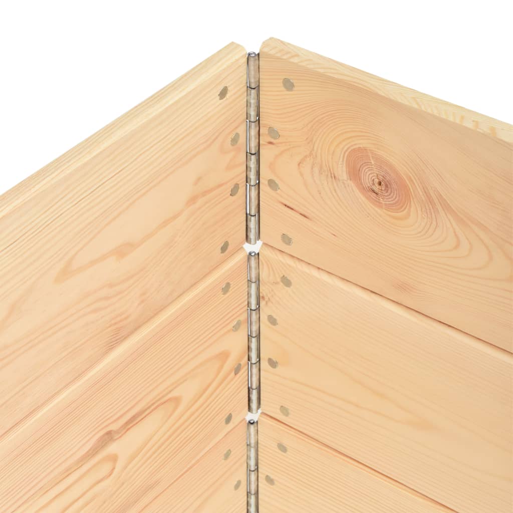 Raised Beds 3 pcs 60x80 cm Solid Pine Wood (310049)