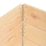 Raised Beds 3 pcs 60x80 cm Solid Pine Wood (310049)