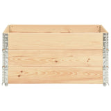Raised Beds 3 pcs 80x120 cm Solid Pine Wood (310051)