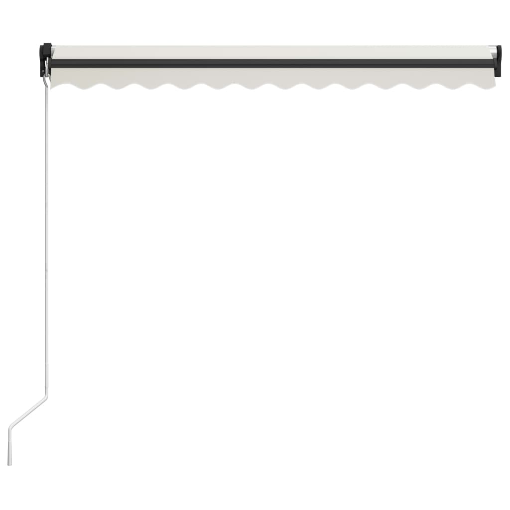 Manual Retractable Awning 300x250 cm Cream
