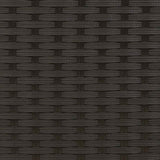 Stackable Outdoor Chairs 4 pcs Poly Rattan Black