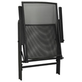 Folding Mesh Chairs 4 pcs Steel Anthracite