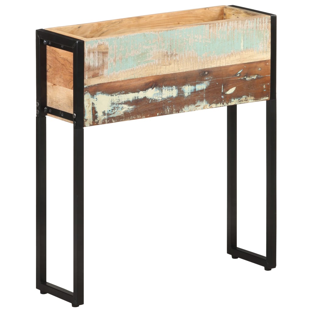 Planter 60x20x68 cm Solid Reclaimed Wood