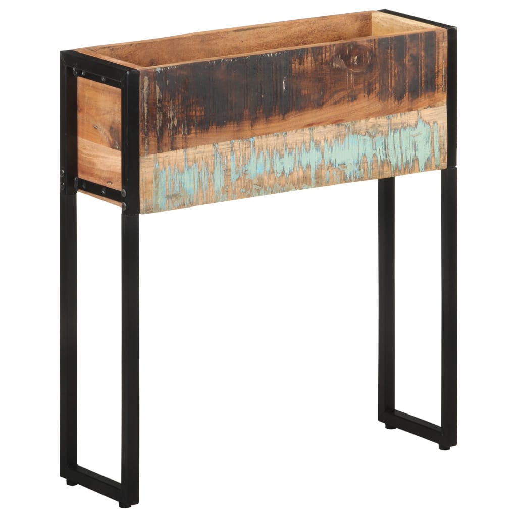 Planter 60x20x68 cm Solid Reclaimed Wood