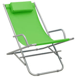 Rocking Chairs 2 pcs Steel Green