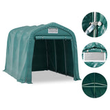 Garage Tent PVC 2.4x3.6 m Green