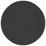 Garden Table Black 70x70x73 cm Poly Rattan