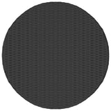 Tea Table Black 68x68x30 cm Poly Rattan