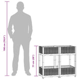Raised Bed 80x40x71 cm Polypropylene