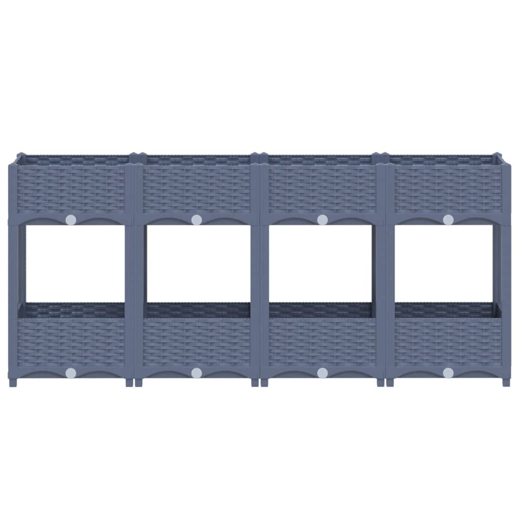 Raised Bed 160x40x71 cm Polypropylene