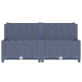 Raised Bed 80x80x38 cm Polypropylene