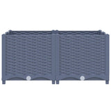 Raised Bed 80x80x38 cm Polypropylene