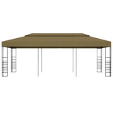 Garden Gazebo 6x3x2.7 m Taupe 180 g/m²