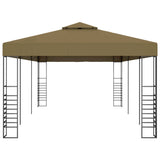 Garden Gazebo 6x3x2.7 m Taupe 180 g/m²