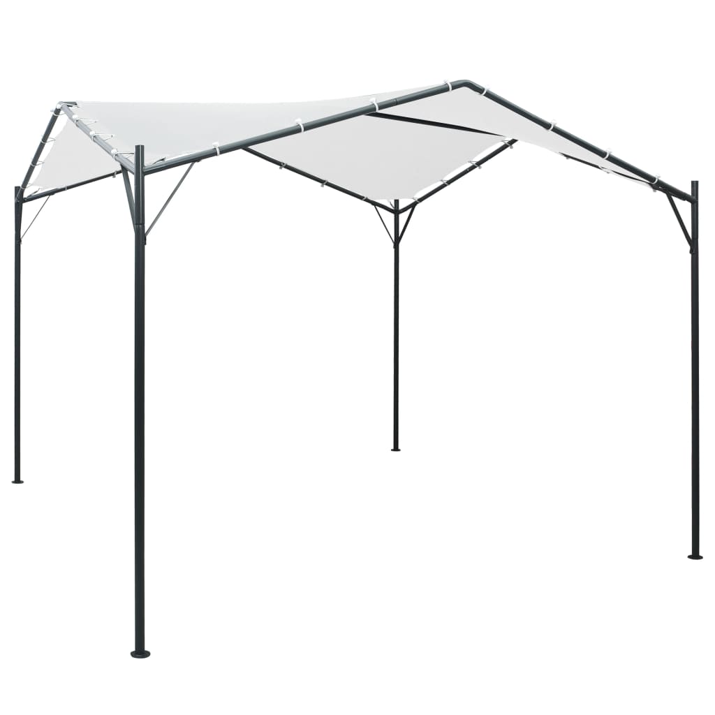 Gazebo 3x3x2.6 m White 180 g/m²