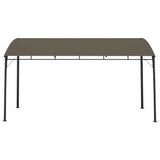 Garden Sunshade Awning 4x3x2.55 m Taupe