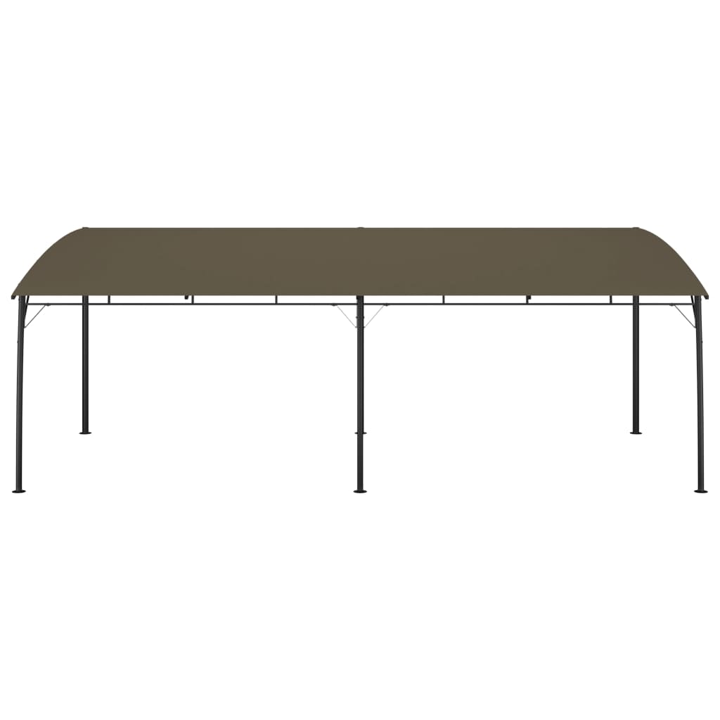 Garden Sunshade Awning 6x3x2.55 m Taupe