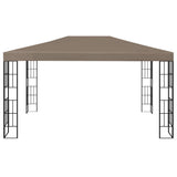 Gazebo 4x3 m Taupe