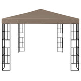 Gazebo 4x3 m Taupe