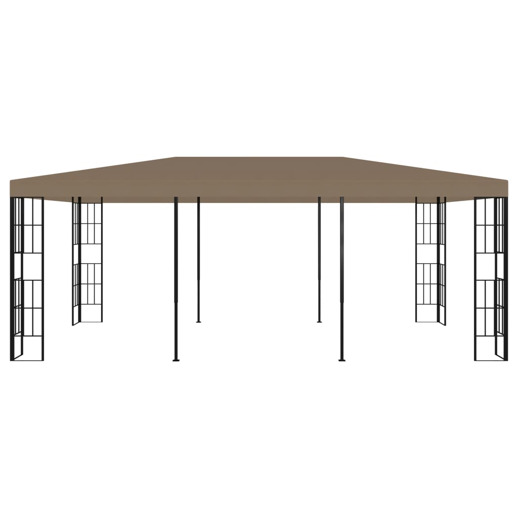 Gazebo 6x3 m Taupe