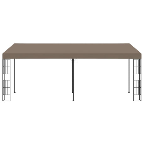 Wall-mounted Gazebo 6x3 m Taupe Fabric