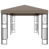 Gazebo 6x3 m Taupe Fabric