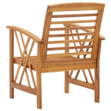 Garden Chairs 2 pcs Solid Acacia Wood