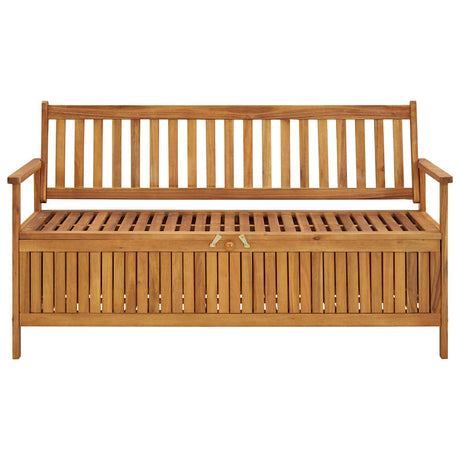 Garden Storage Bench 148 cm Solid Acacia Wood