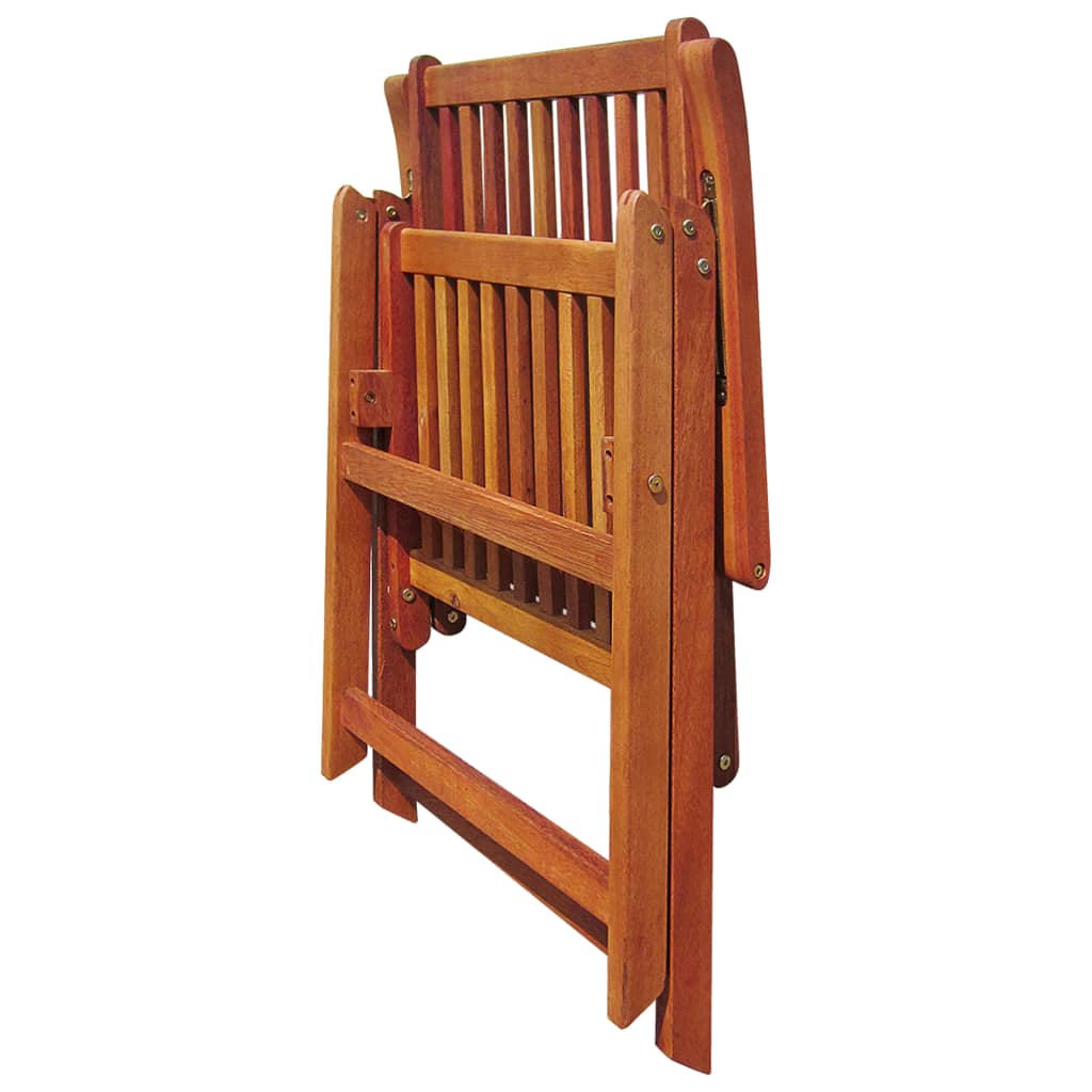 Folding Garden Chairs 3 pcs Solid Acacia Wood