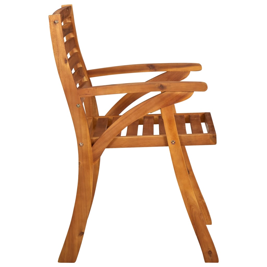 Garden Chairs 2 pcs Solid Acacia Wood