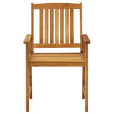 Garden Chairs 4 pcs Solid Acacia Wood