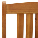 Garden Chairs 4 pcs Solid Acacia Wood