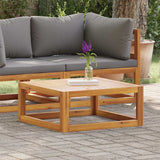 Coffee Table 68x68x29 cm Solid Acacia Wood