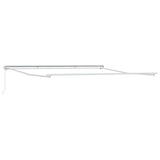 Awning Manual White 5 x 3.5 m Metal
