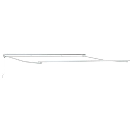 Awning Manual White 5 x 3.5 m Metal